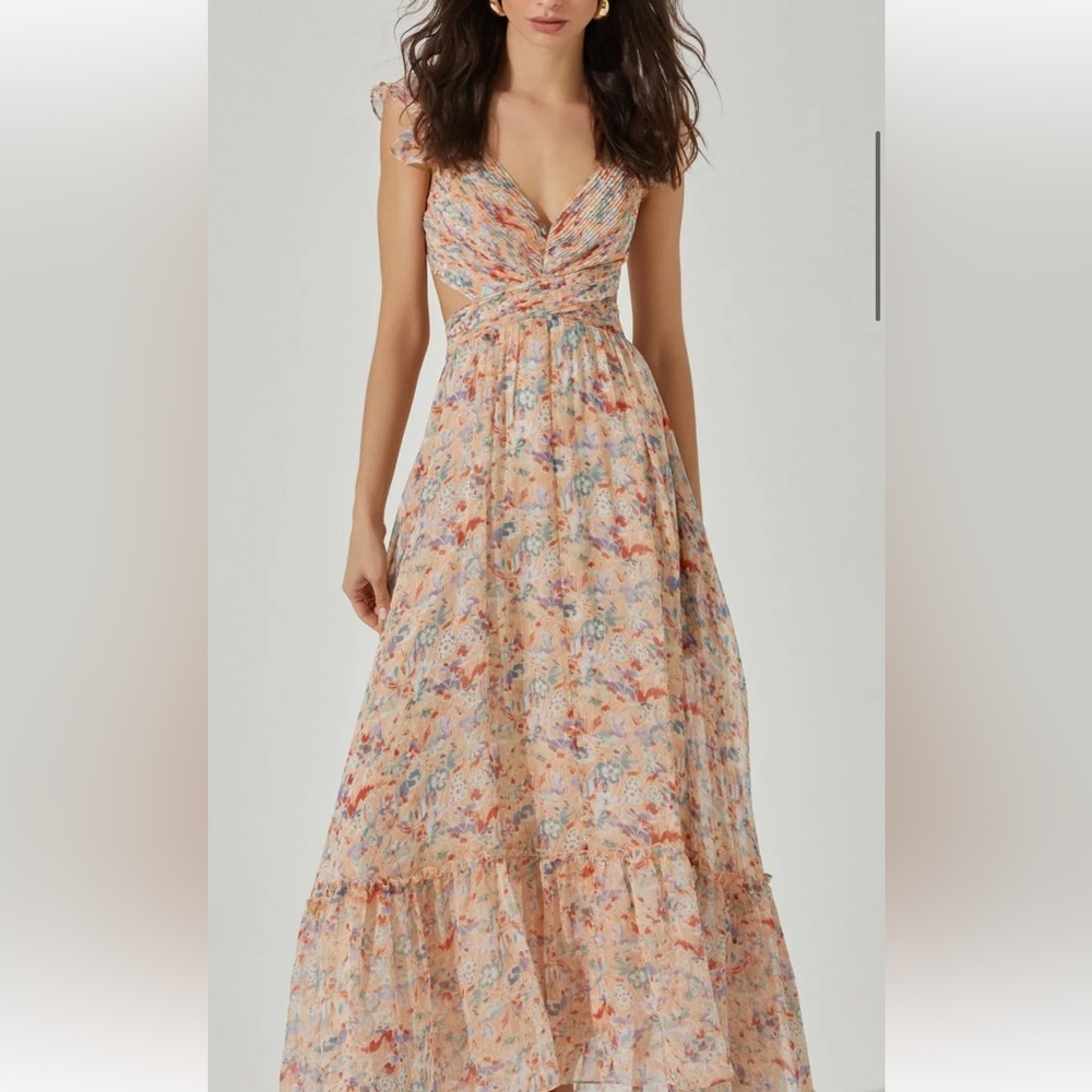 ASTR Floral Maxi Dress